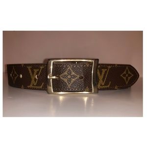 *AUTH* Vintage LOUIS VUITTON Monogram Belt | Sz 24